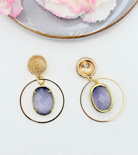 lila Ohrringe, Ohrringe lila, Ohrringe mit Anhänger, Modeschmuck Ohrringe, hochwertiger Modeschmuck, Onlineshop Ohrringe, Statementohrringe, klassische Ohrringe, Julilein Ohrringe, glitzernde Ohrringe, leichte Ohrring, Glitzerohrringe,