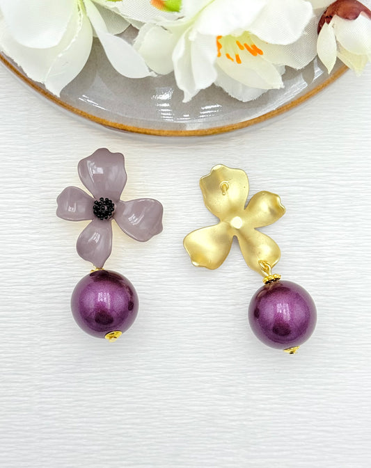 Ohrringe Statement, schöne Ohrringe, bunte Ohrringe, Statement Ohrringe, große Ohrringe, edle Ohrringe, Sommerohrringe, Ohrringe für den Sommer, edler Modeschmuck, besondere Ohrringe, Ohrringe mit Blüten, Blütenohrringe