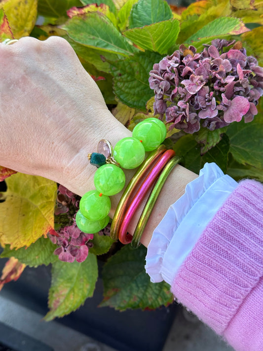 Armband glitzerblume* SUPER BUBBLE # 39