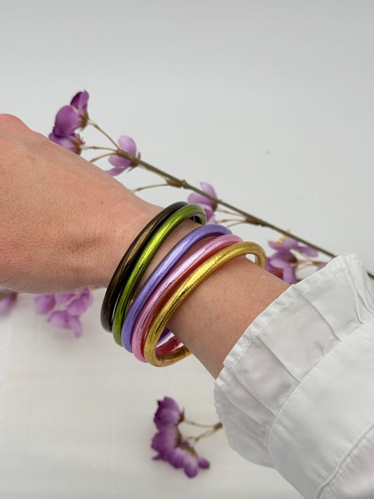 Buddha Armreif Lavendel