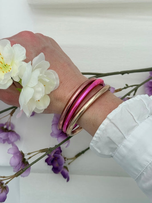 Buddha Armreif Champagner