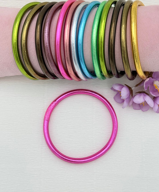 Buddha Armreif Fuchsia