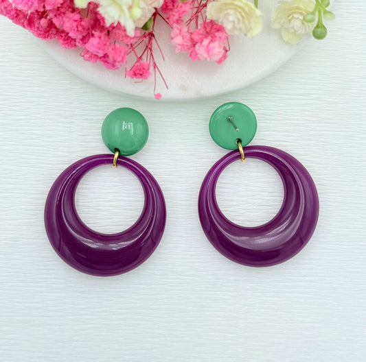 lila Ohrringe, Ohrringe lila, grüne Ohrringe, Ohrringe grün, Ohrringe lila grün, Ohrringe mit Tropfen, Tropfenohrringe, Modeschmuck Ohrringe, hochwertiger Modeschmuck, Onlineshop Ohrringe, Statementohrringe, klassische Ohrringe, Julilein Ohrringe