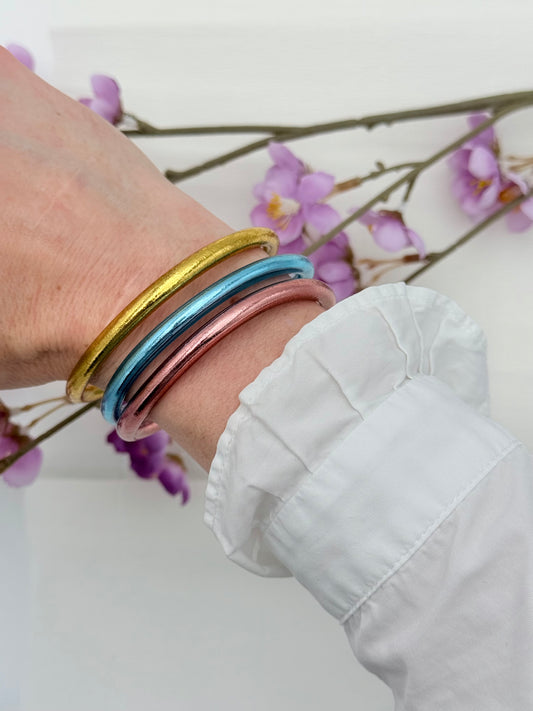armbänder gold, blau, roségold, damen