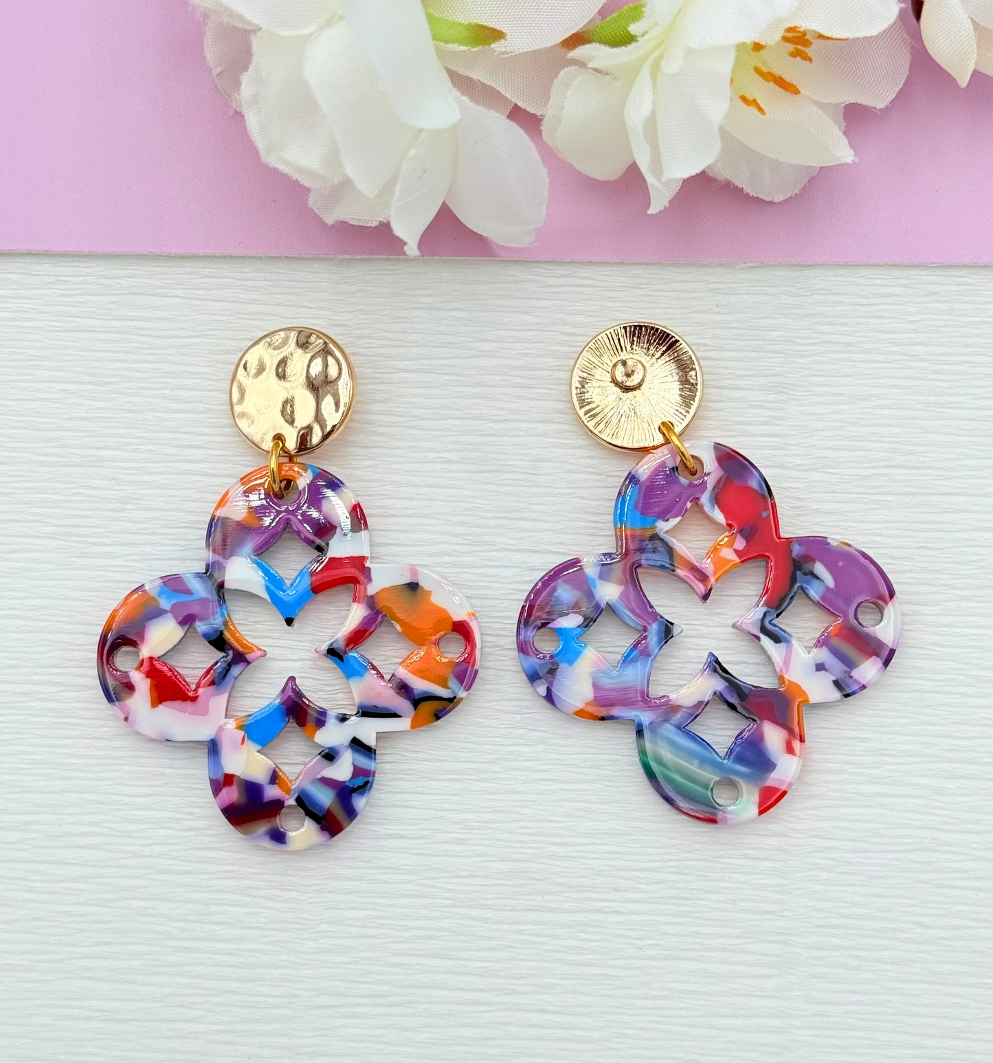 bunte Ohrringe creolen