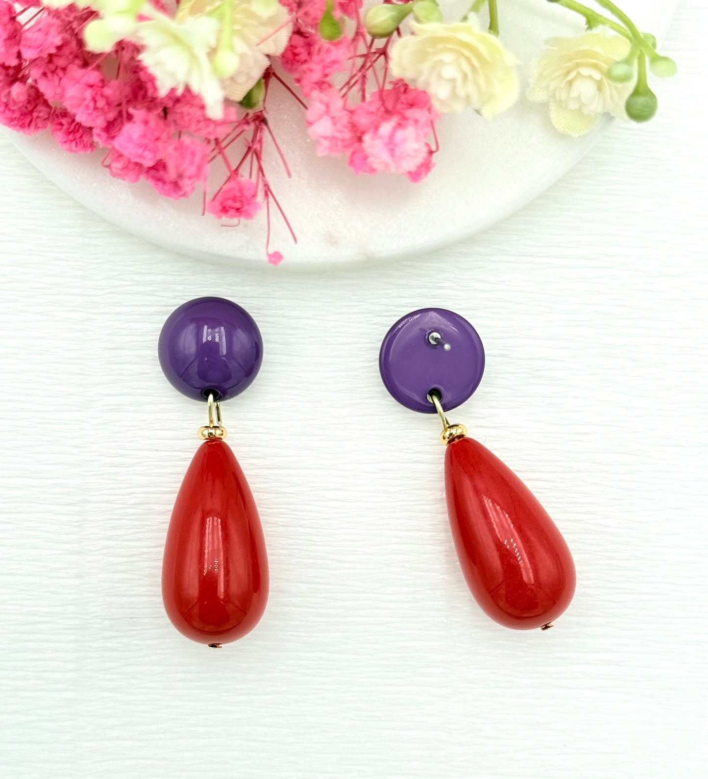 Ohrringe Statement, schöne Ohrringe, bunte Ohrringe, Statement Ohrringe, glänzende Ohrringe, große Ohrringe, Tropfen Ohrringe, Ohrringe mit Tropfenanhänger, edle Ohrringe, 
Tropfen-Ohrringe,