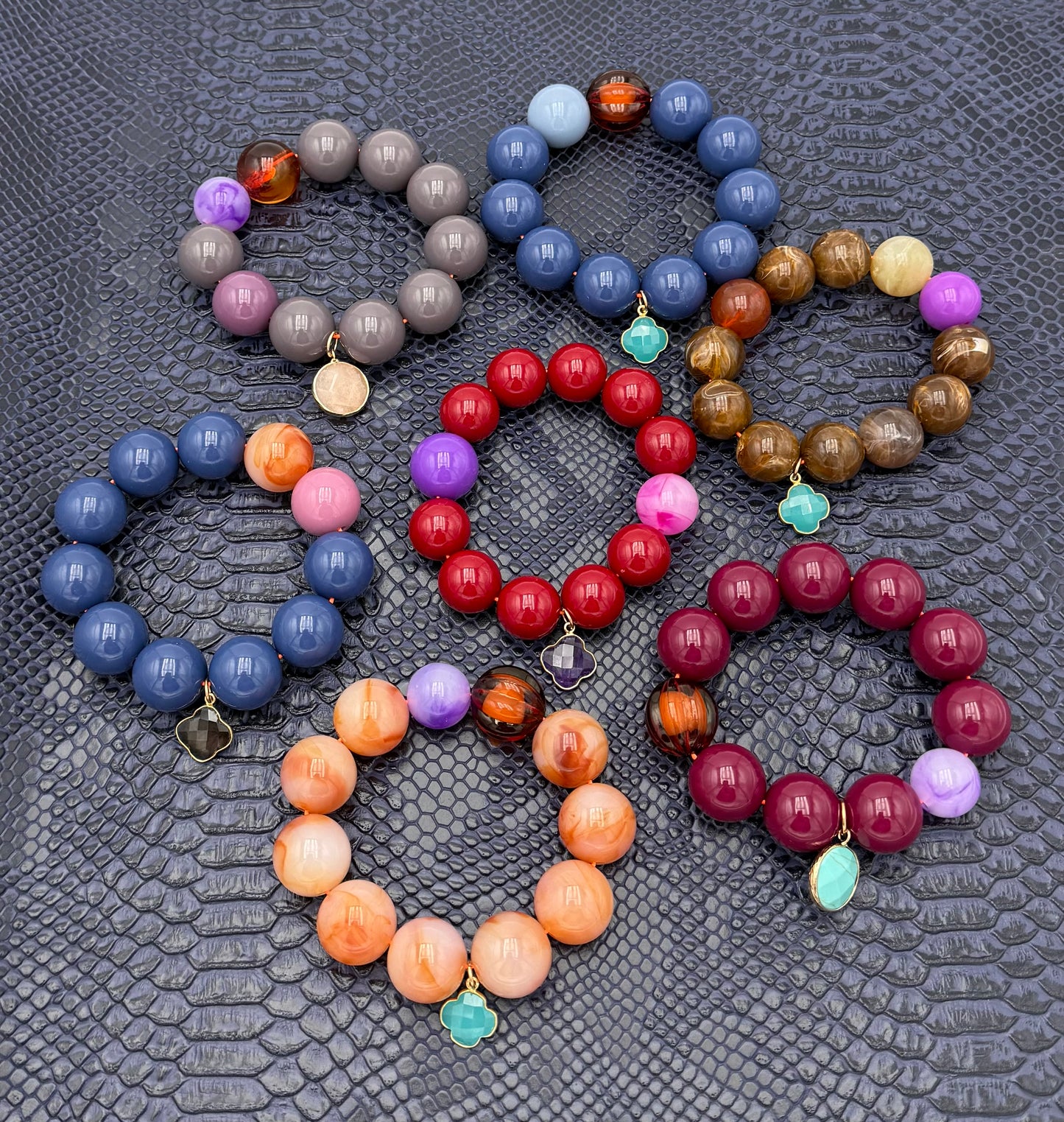 Armband glitzerblume* SUPER BUBBLE # 21