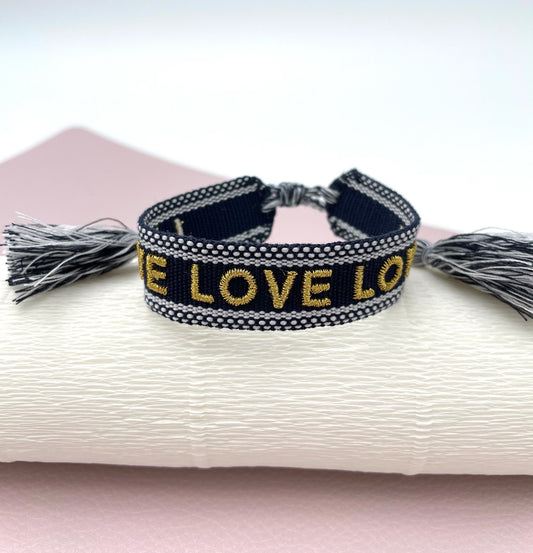 Stoffarmband, Armband Stoff, gewebtes Armband, Armband gewebt