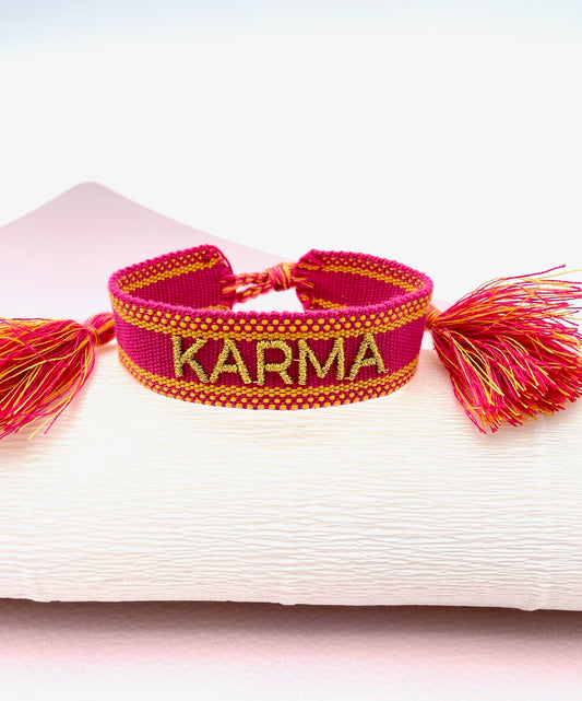 Armband mit Text, Armband Glück, Textarmband