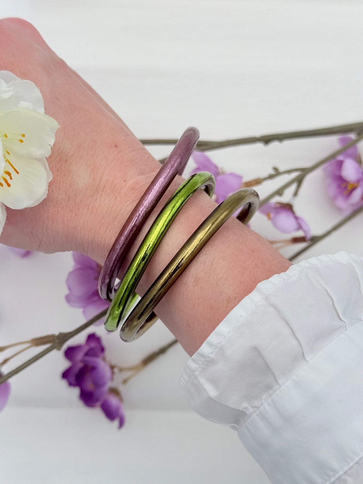 Buddha Armreif Antikgold