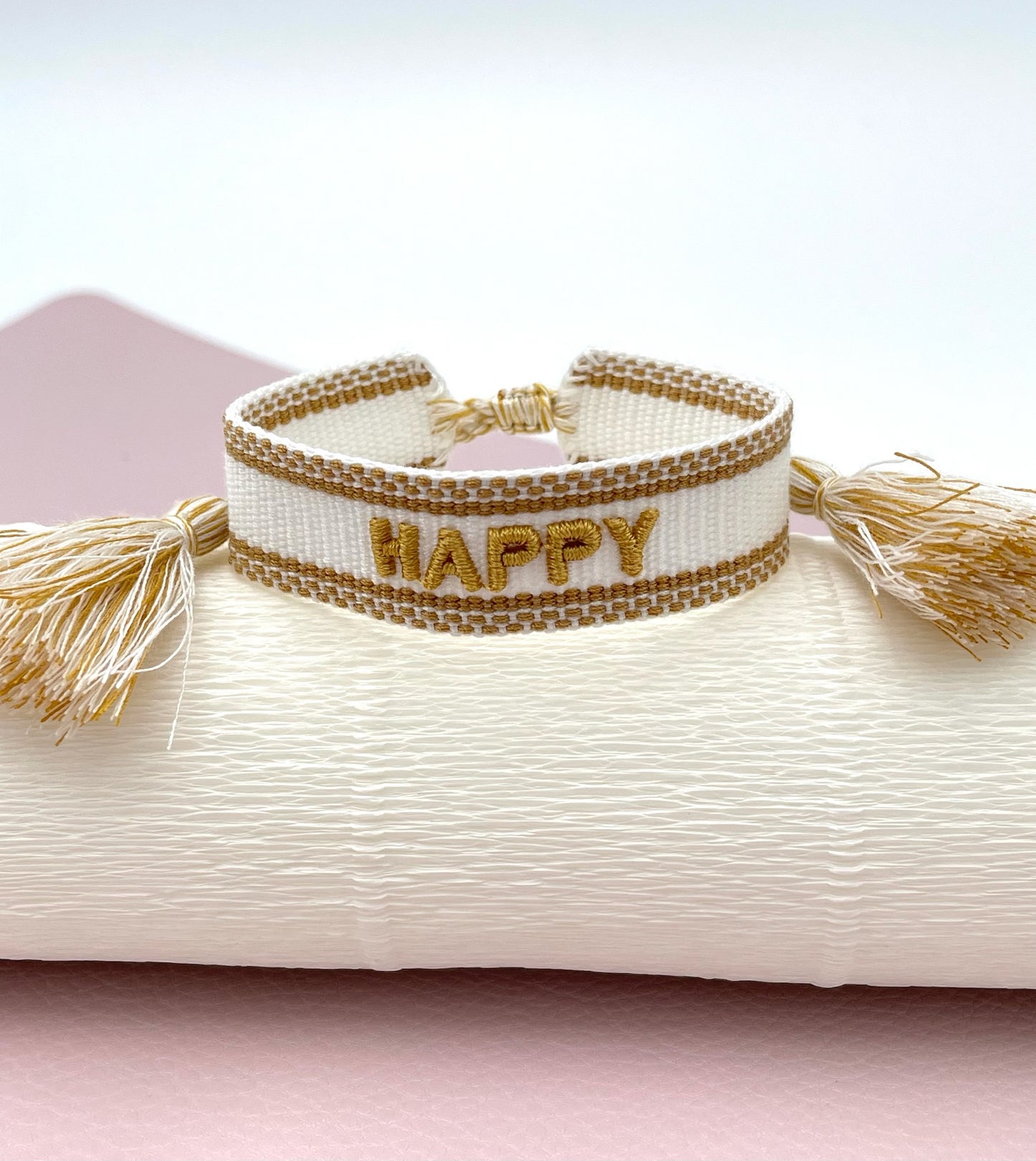Armband Stoff, Stoffarmband, Armband gewebt, gewebtes Armband