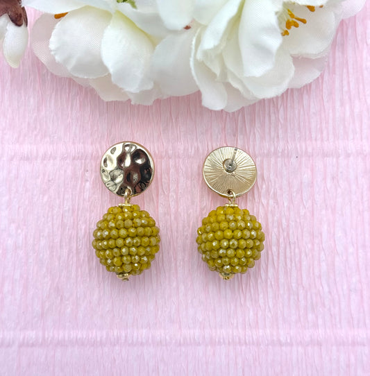 Ohrringe Statement, schöne Ohrringe, Statement Schmuck, Ohrringe Tropfenform, Beerenohrringe, Ohrringe Beere