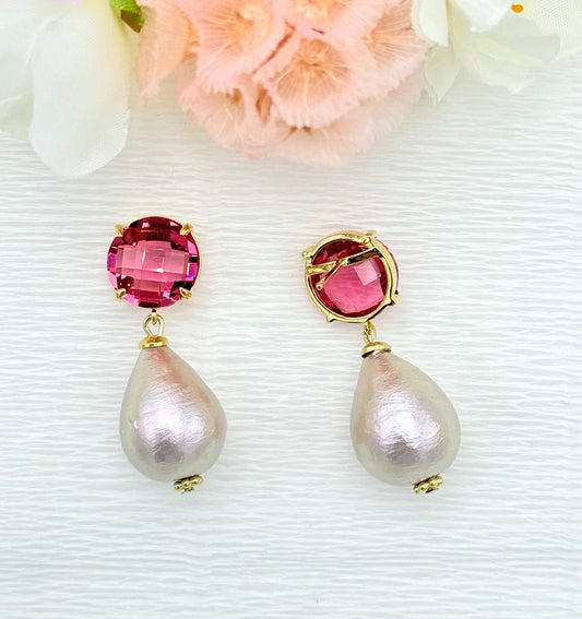 schöne Ohrringe, bunte Ohrringe, glänzende Ohrringe, glitzernde Ohrringe, Glitzerohrringe, leichte Ohrringe, klassische Ohrringe, edler Modeschmuck, Perlenohrringe,