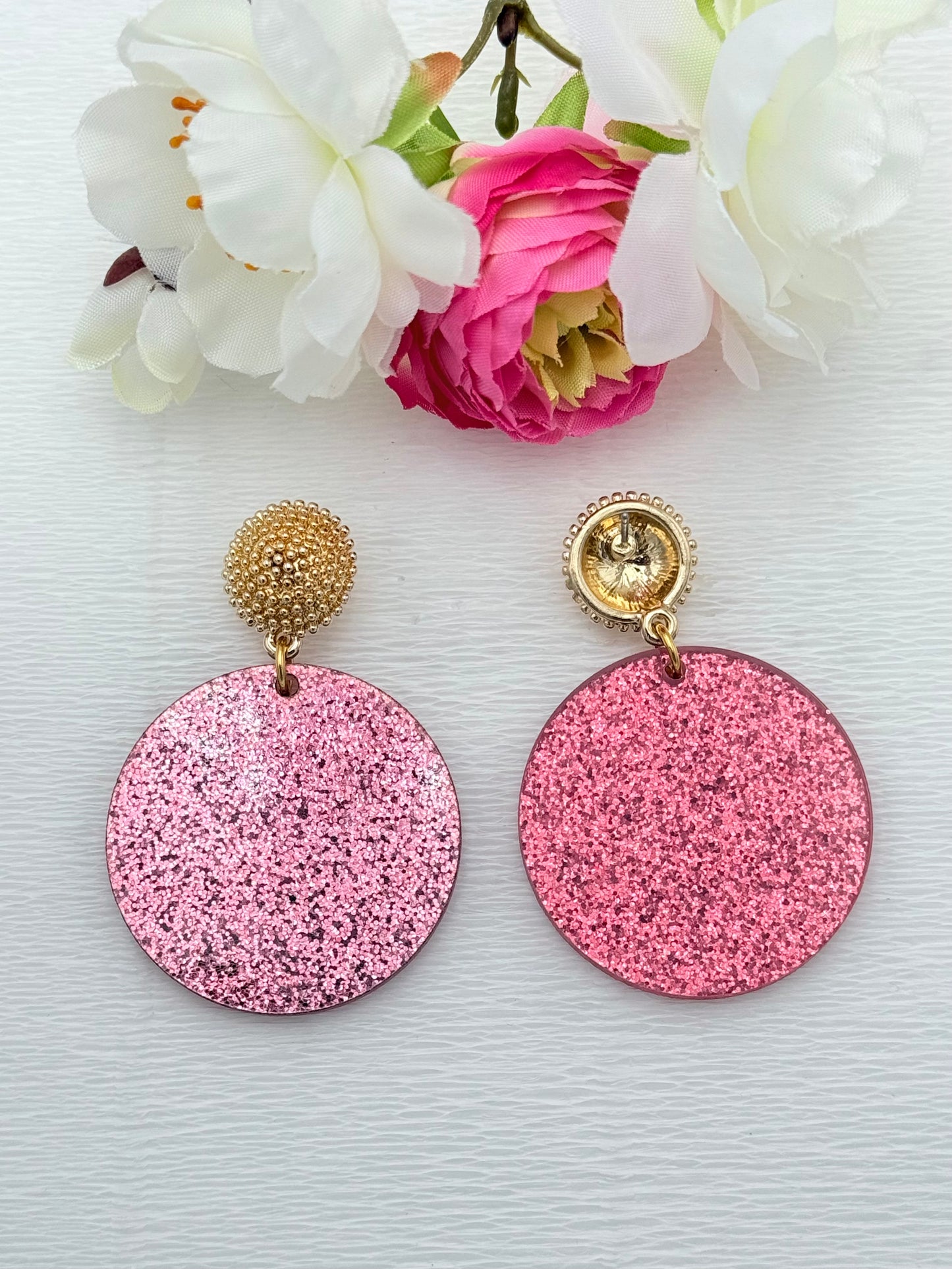 Ohrringe Statement, schöne Ohrringe, bunte Ohrringe, Statement Ohrringe, glänzende Ohrringe, große Ohrringe, glitzernde Ohrringe, Glitzerohrringe