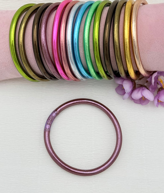 Buddha Armreif Lila Damen