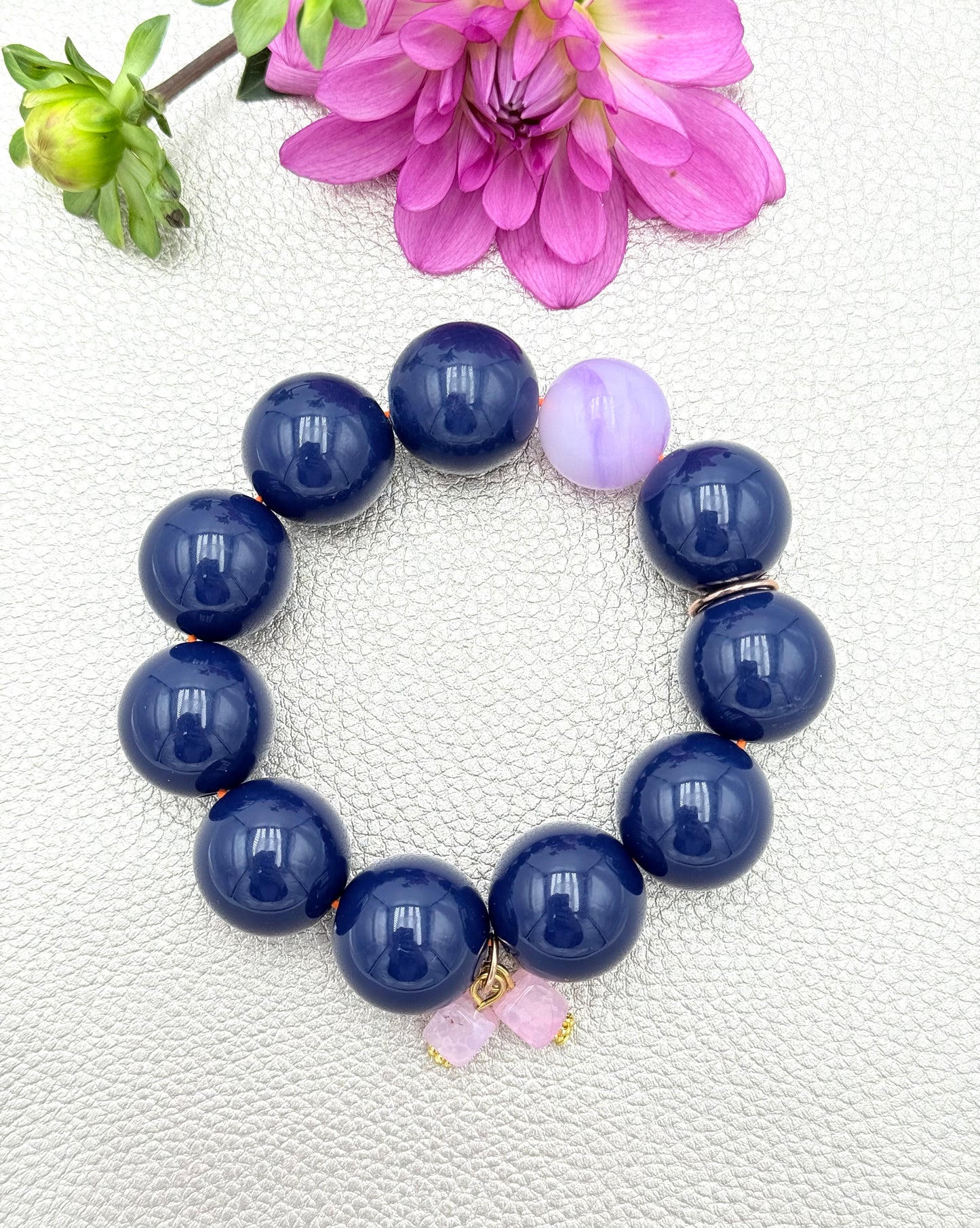 Armband glitzerblume* SUPER BUBBLE # 13