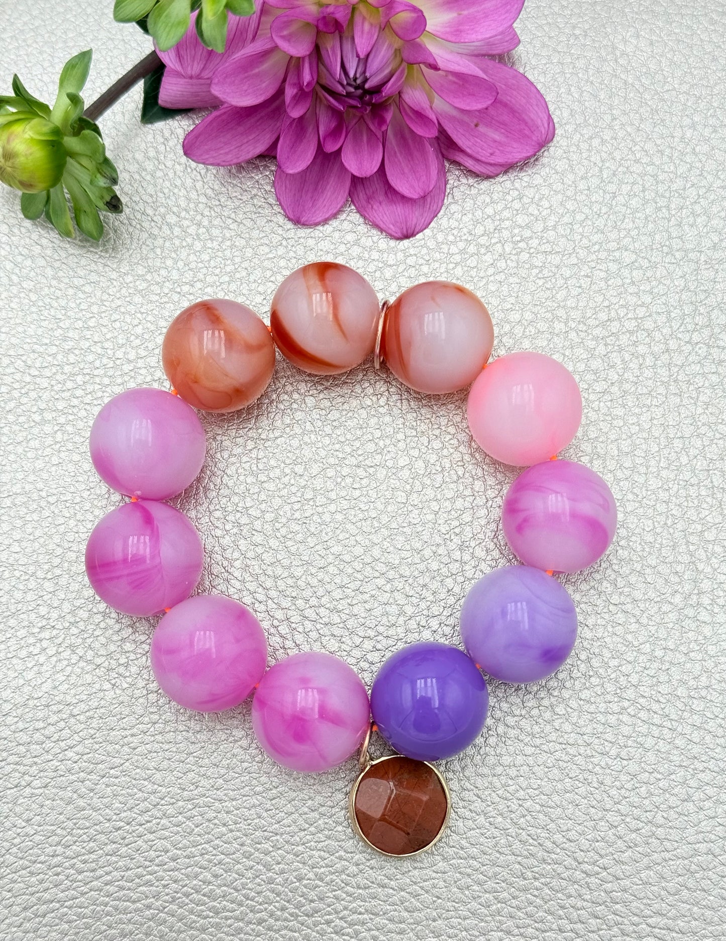 Armband glitzerblume* SUPER BUBBLE # 16