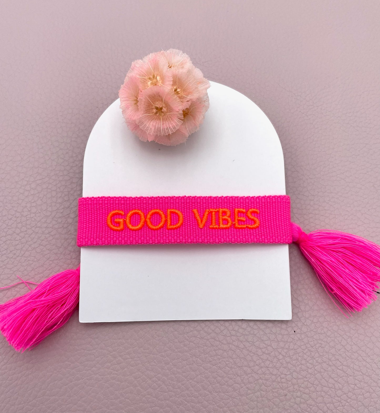 Armband pink, pinkes Armband, Stoffarmband, Armband gewebt, gewebtes Armband