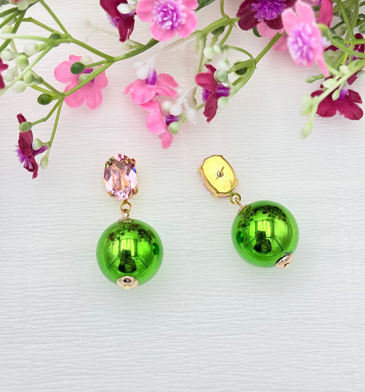 Ohrringe Glitzer, leichte Ohrringe, bunte Ohrringe