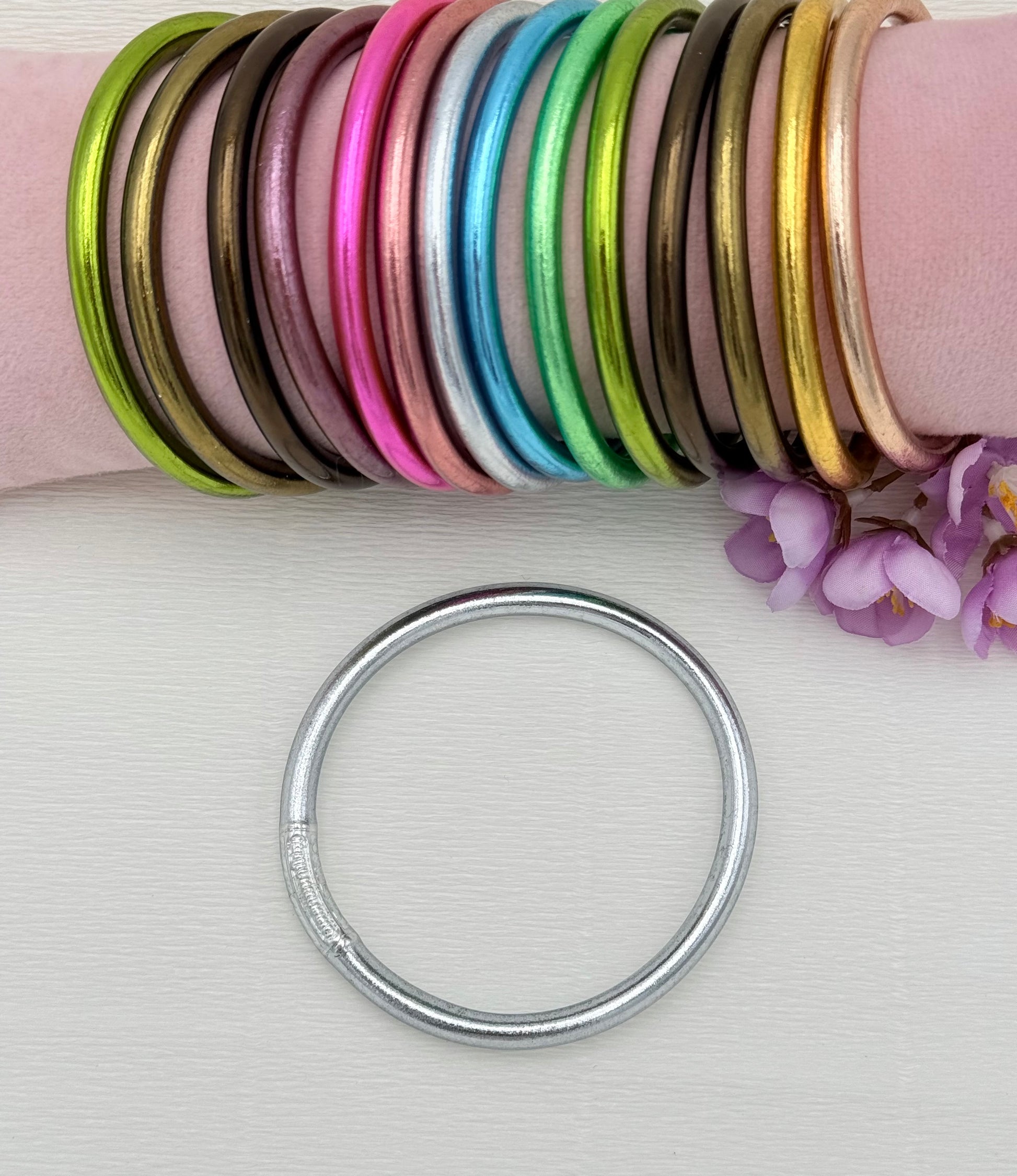 Buddha Armreif silber Damen