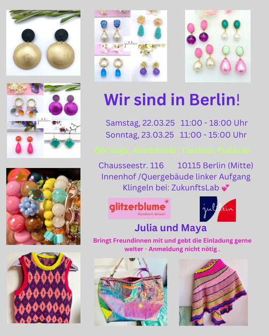 Einladung Ohrring Shopping Event Berlin