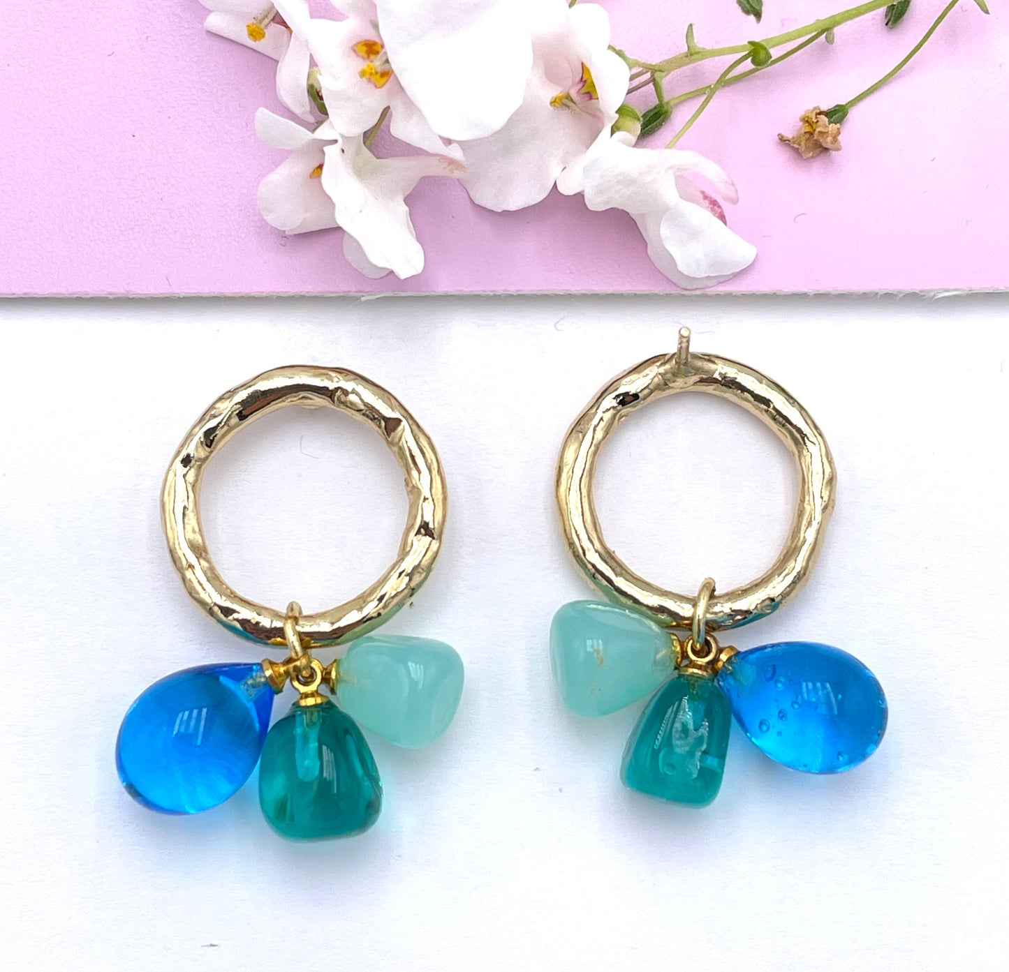 Muranoglas Ohrringe, Muranoglasohrringe, Ohrringe Statement, schöne Ohrringe, bunte Ohrringe, Statement Ohrringe, große Ohrringe, edle Ohrringe, Sommerohrringe, Ohrringe für den Sommer, edler Modeschmuch, bunte Ohrringe, besondre Ohrringe
