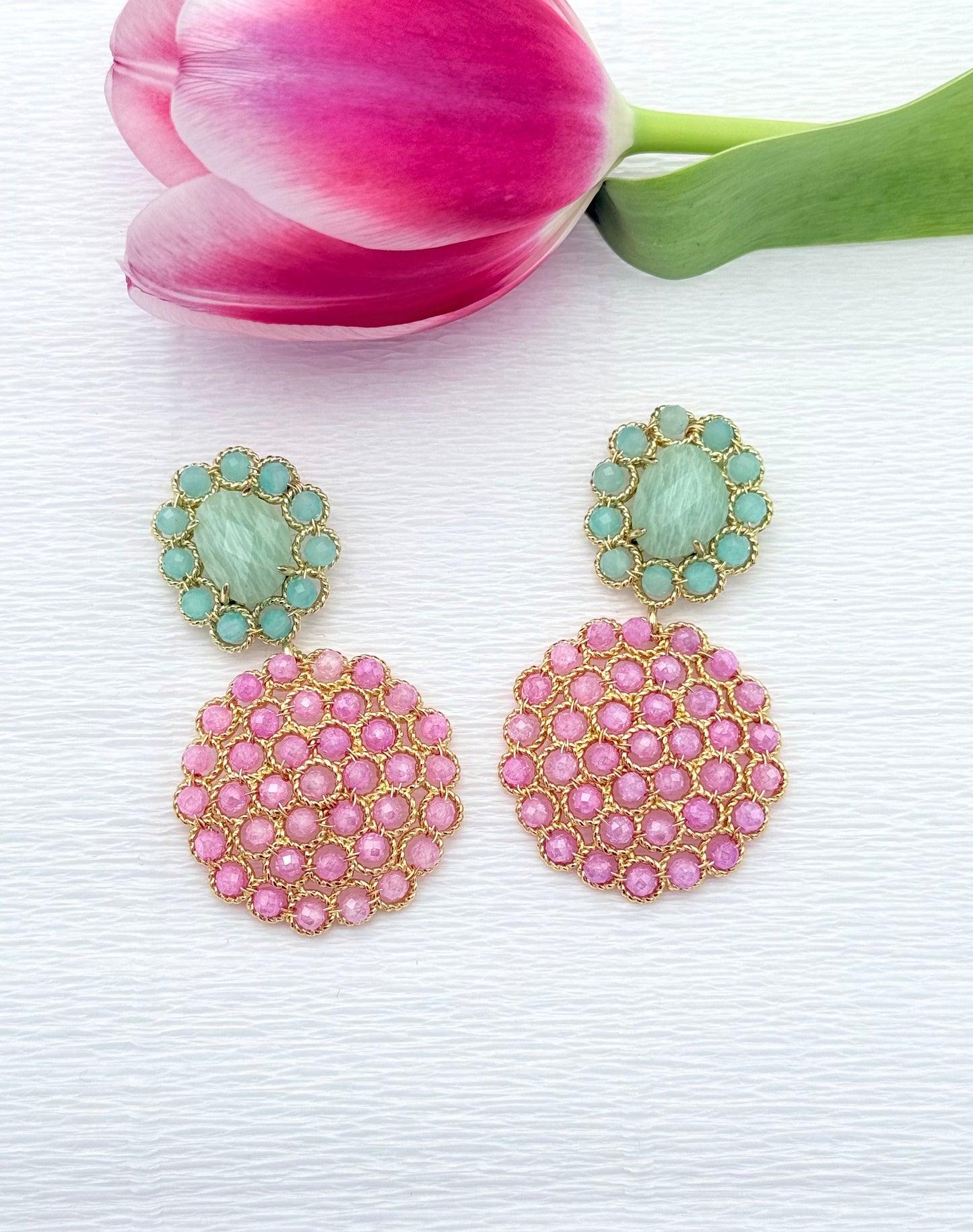 Ein zarter Traum in rosa und türkis