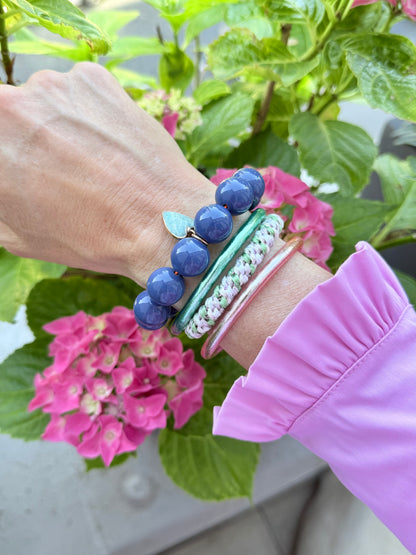Armband glitzerblume*  BUBBLE # 77