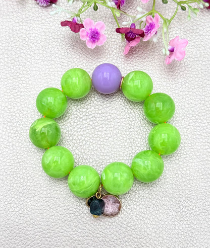 Armband glitzerblume*  SUPER BUBBLE # 39