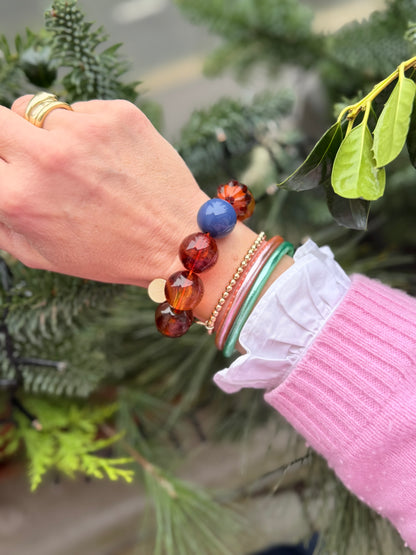 Armband glitzerblume*  SUPER BUBBLE # 47