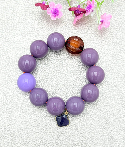 Armband glitzerblume*  SUPER BUBBLE # 29