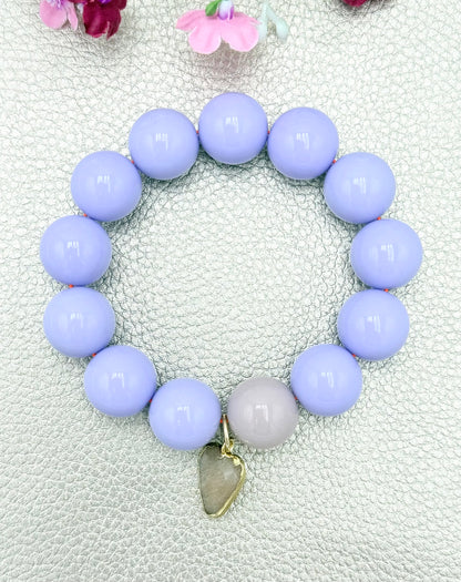 Armband glitzerblume*  BUBBLE # 82