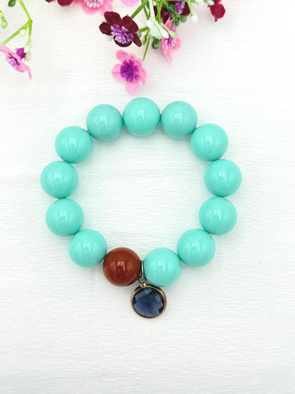 Armband glitzerblume*  BUBBLE # 101