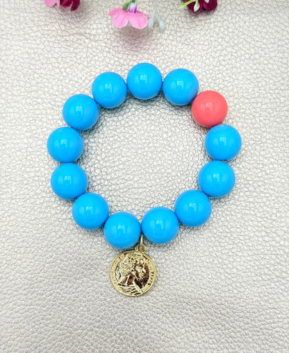 Armband glitzerblume*  BUBBLE # 78