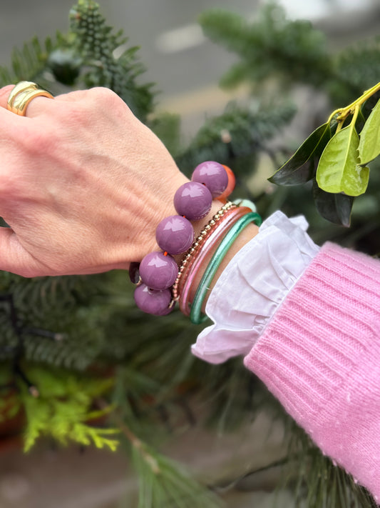 Armband glitzerblume*  SUPER BUBBLE # 48