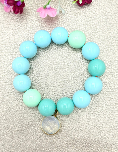 Armband glitzerblume*  BUBBLE # 80