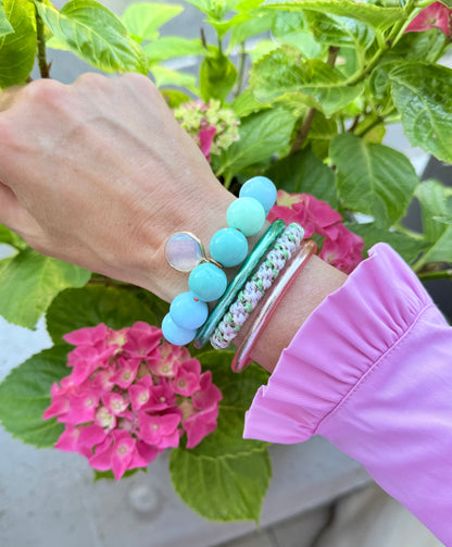 Armband glitzerblume*  BUBBLE # 80