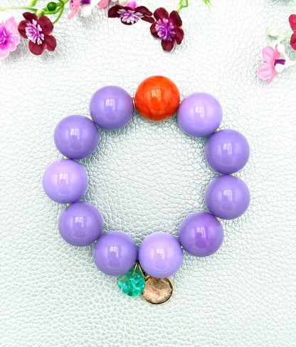 Armband glitzerblume*  SUPER BUBBLE # 59