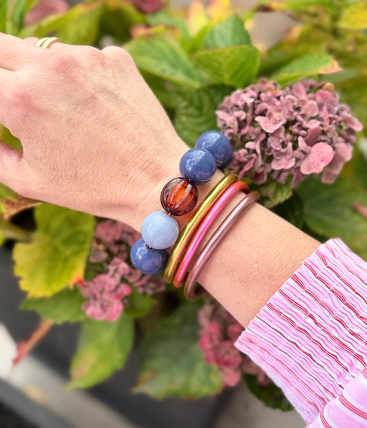 Armband glitzerblume*  SUPER BUBBLE # 22