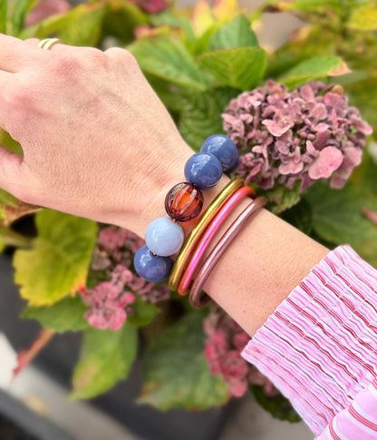 Armband glitzerblume*  SUPER BUBBLE # 25