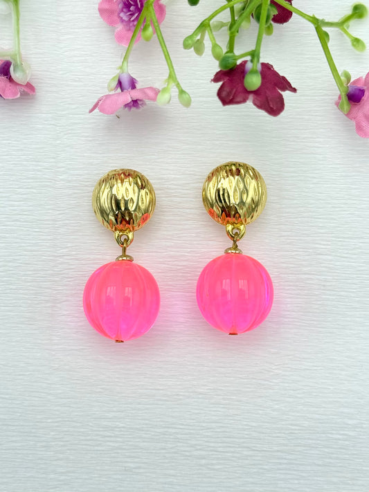 Candy Glow neonpink - unsere neuen farbenfrohen Ohrringe