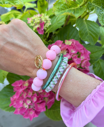 Armband glitzerblume*  BUBBLE # 61