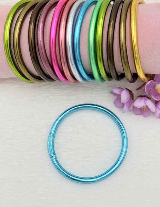 Buddha Armreif Himmelblau