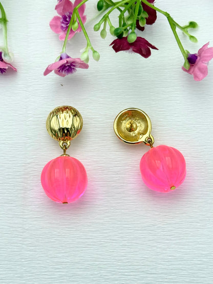 Candy Glow neonpink - unsere neuen farbenfrohen Ohrringe