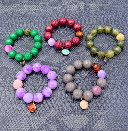 Armband glitzerblume*  SUPER BUBBLE # 33