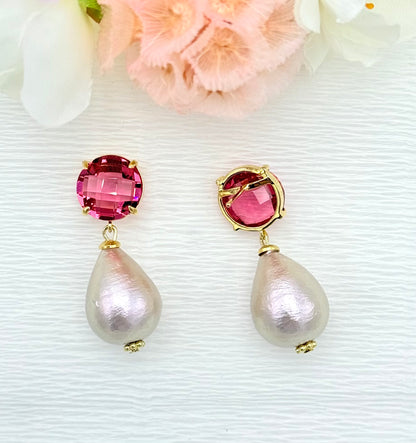 schöne Ohrringe, bunte Ohrringe, glänzende Ohrringe, glitzernde Ohrringe, Glitzerohrringe, leichte Ohrringe, klassische Ohrringe, edler Modeschmuck, Perlenohrringe, 