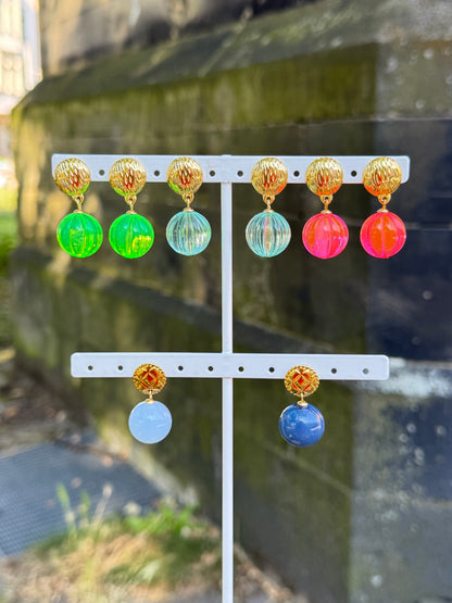 Candy Glow neongrün - unsere neuen farbenfrohen Ohrringe
