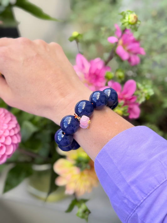 Armband glitzerblume*  SUPER BUBBLE # 13