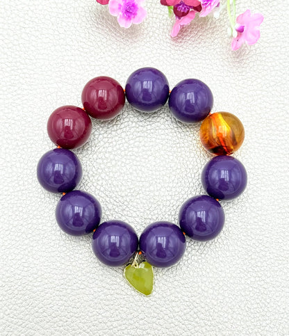 Armband glitzerblume*  SUPER BUBBLE # 30