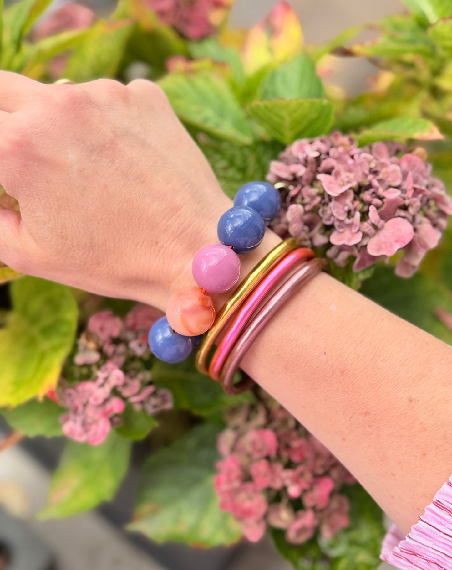 Armband glitzerblume*  SUPER BUBBLE # 23